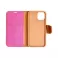  Futrola flip BI FOLD MERCURY Canvas (canvas book) za iPhone 15 Pro (6.1) pink