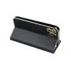 Futrola flip LUNA BOOK GOLD za iPhone 15 (6.1) crna