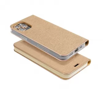 Futrola flip LUNA BOOK GOLD za iPhone 15 Plus (6.7) zlatna