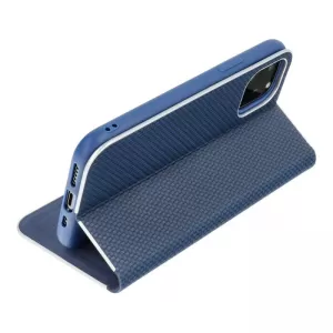 Futrola flip LUNA BOOK CARBON za iPhone 15 Plus (6.7) teget