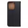 Futrola flip LEATHER CASE SMART PRO za iPhone 15 Pro (6.1) crna