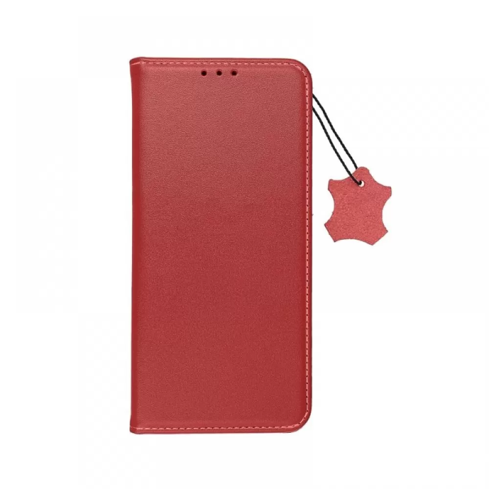Futrola flip LEATHER CASE SMART PRO za iPhone 15 Pro (6.1) crvena