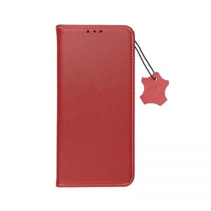 Futrola flip LEATHER CASE SMART PRO za iPhone 15 Plus (6.7) crvena