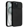 Futrola SOFT FULL PROTECT CAMERA (slide case) za iPhone 15 Plus (6.7) crna