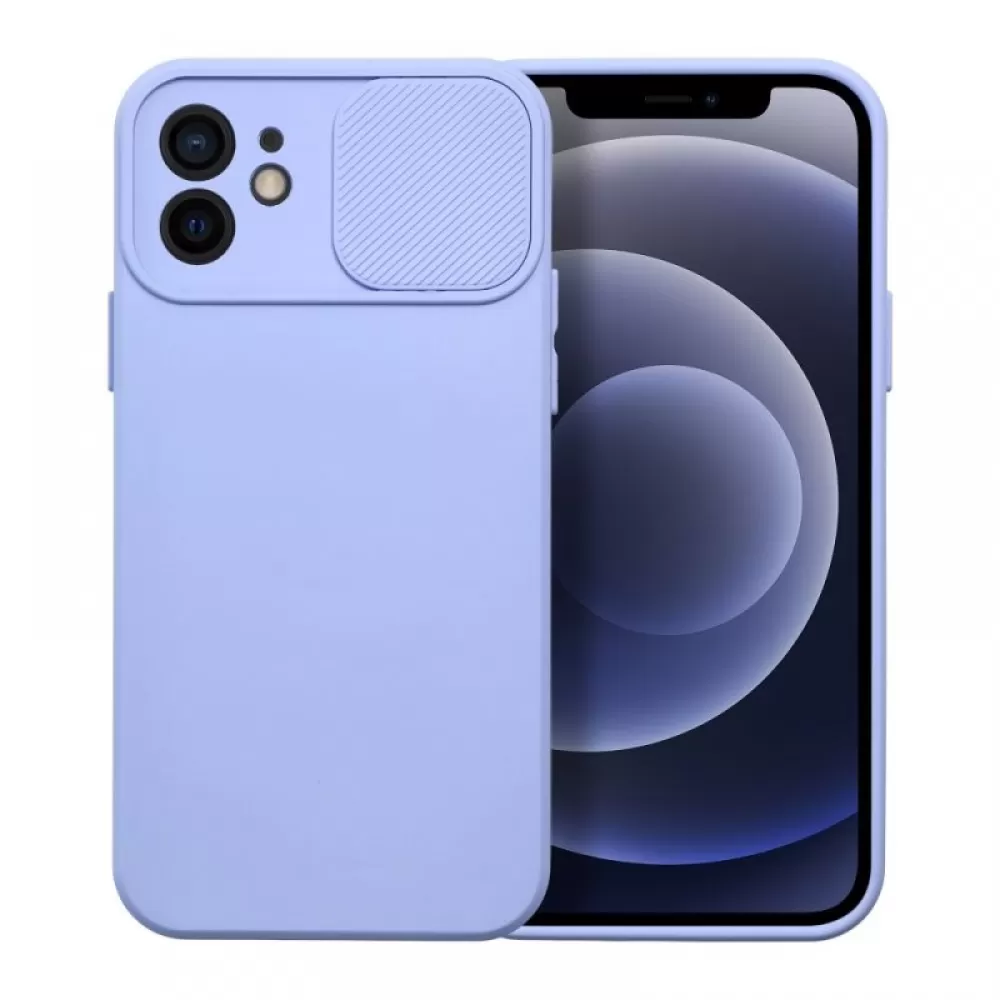 Futrola SOFT FULL PROTECT CAMERA (slide case) za iPhone 15 Pro Max (6.7) lila