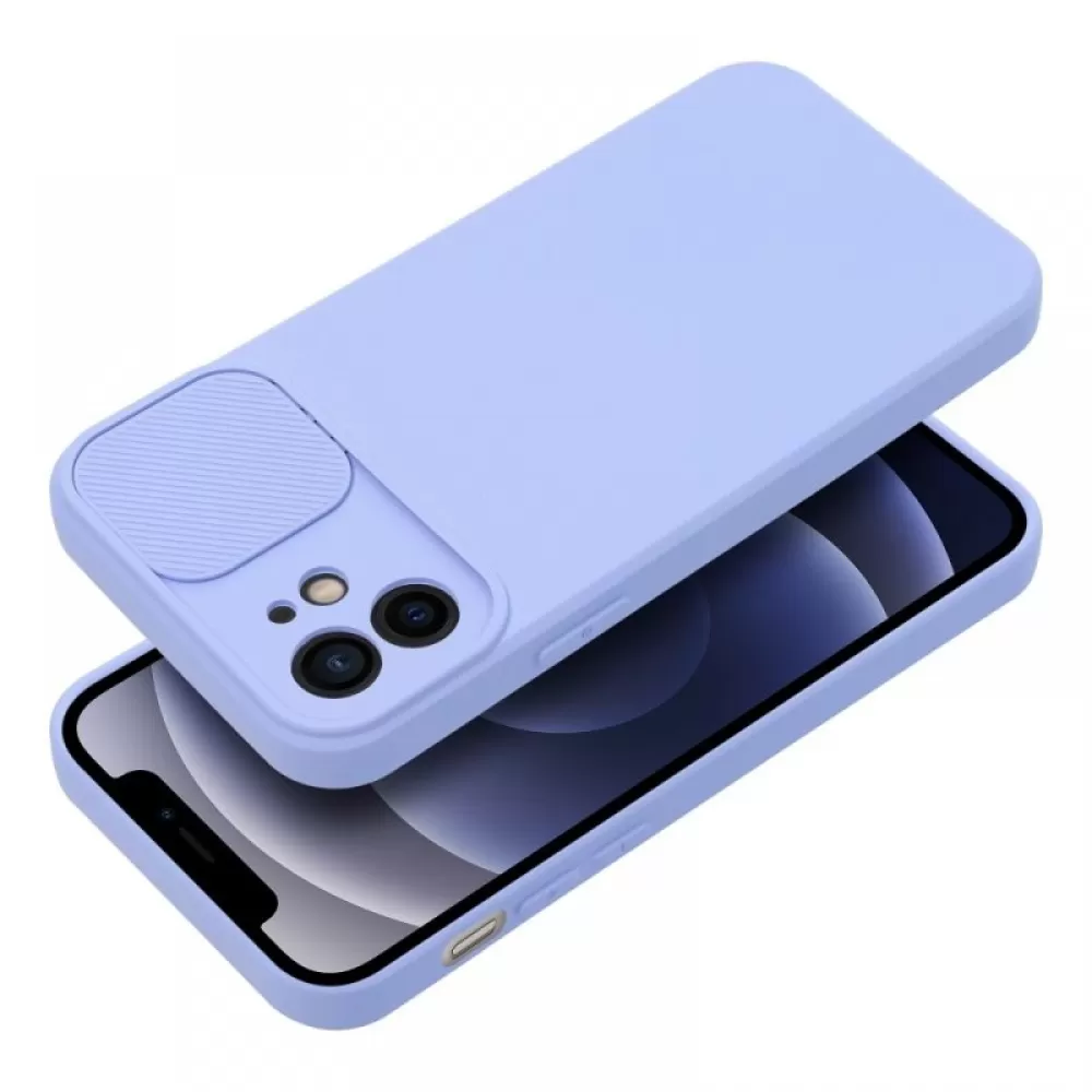Futrola SOFT FULL PROTECT CAMERA (slide case) za iPhone 15 Pro Max (6.7) lila