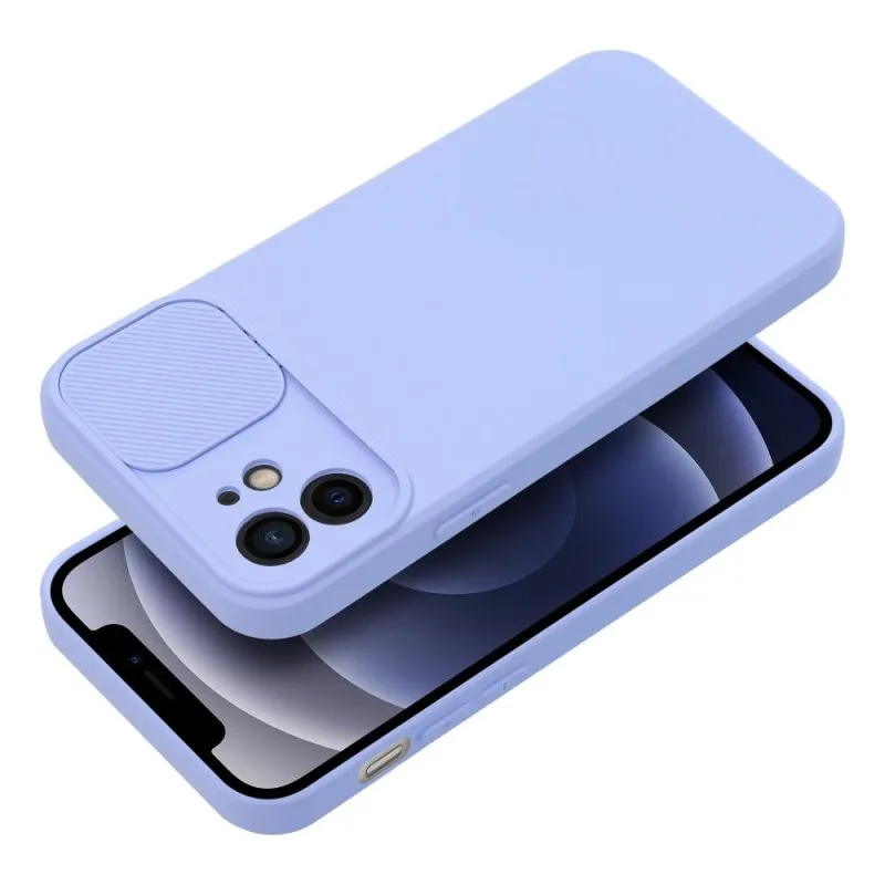 Futrola SOFT FULL PROTECT CAMERA (slide case) za iPhone 15 Plus (6.7) lila