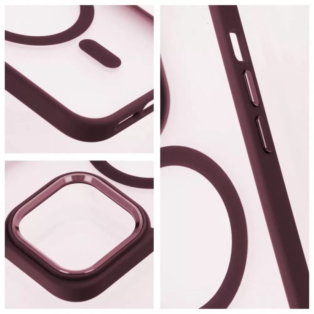 Futrola MAGSAFE MATTE za iPhone 15 Pro (6.1) bordo