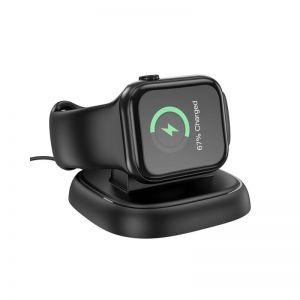 Bezicni punjac (punjac za sat) HOCO. CW44 2.5W za Apple Watch crni