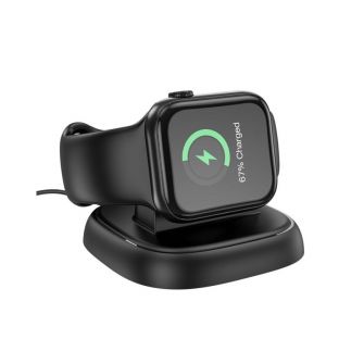 Bezicni punjac (punjac za sat) HOCO. CW44 2.5W za Apple Watch crni