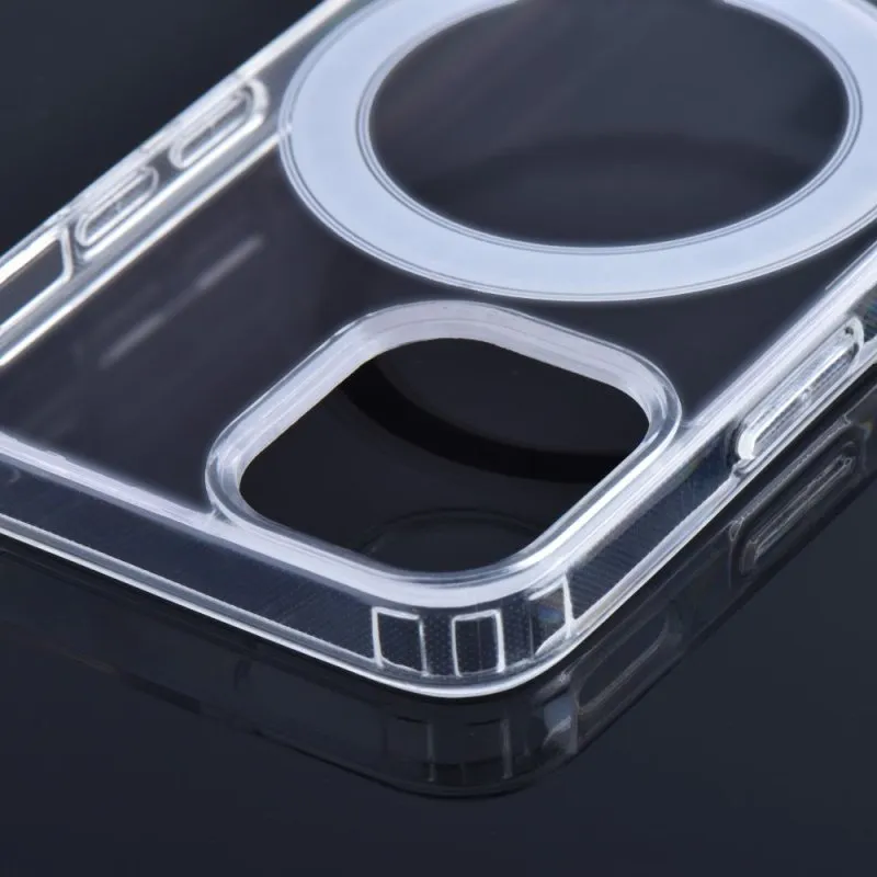 Futrola WIFI MAGSAFE (mag cover) za iPhone 15 (6.1) providna