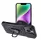 Futrola HARD PROTECT SA PRSTENOM (slide armor) za iPhone 15 (6.1) crna