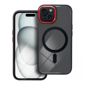 Futrola COLOR EDGE MAGSAFE ZA iPhone 15 Pro Max (6.7) crna sa crvenim