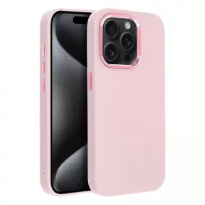 Futrola BOSS (frame case) za iPhone 15 Pro (6.1) puder roze