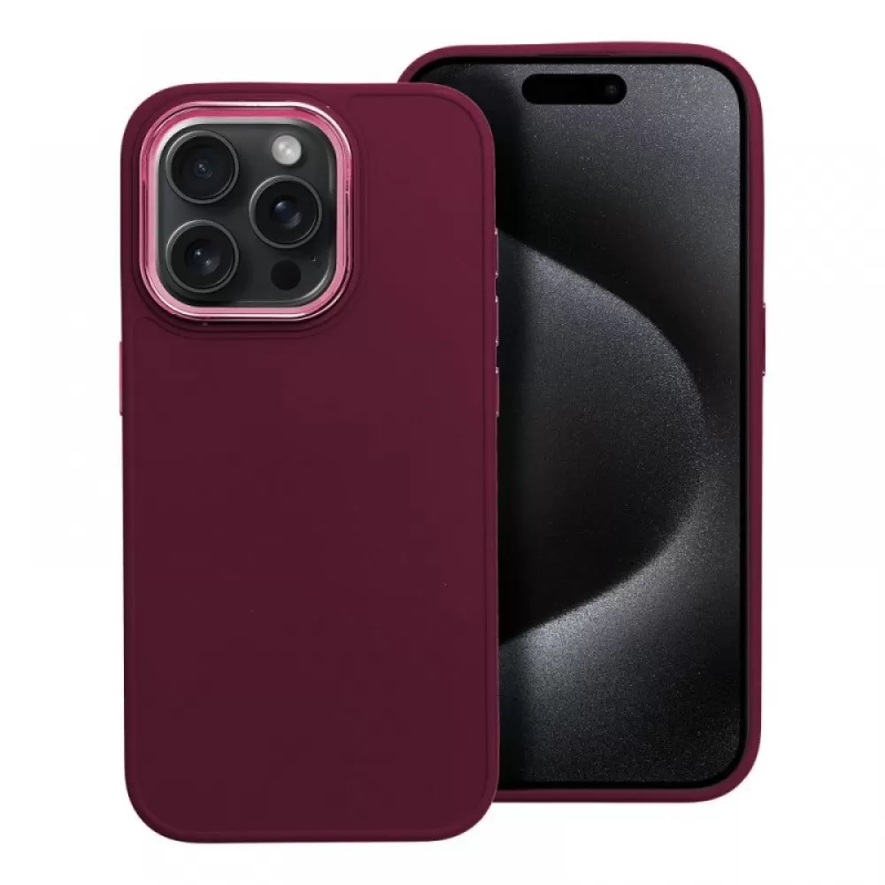 Futrola BOSS (frame case) za iPhone 15 Pro (6.1) bordo