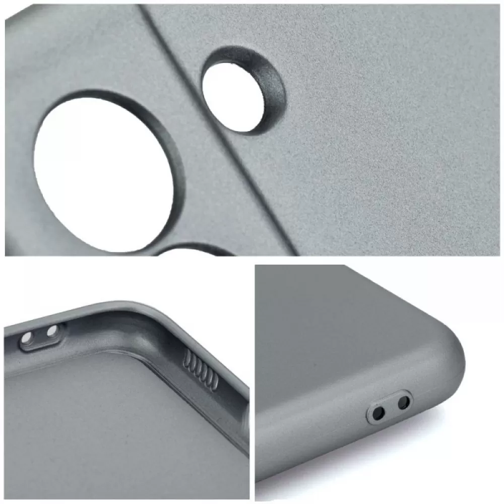 Futrola METALLIC CASE za iPhone 15 Plus (6.7) siva