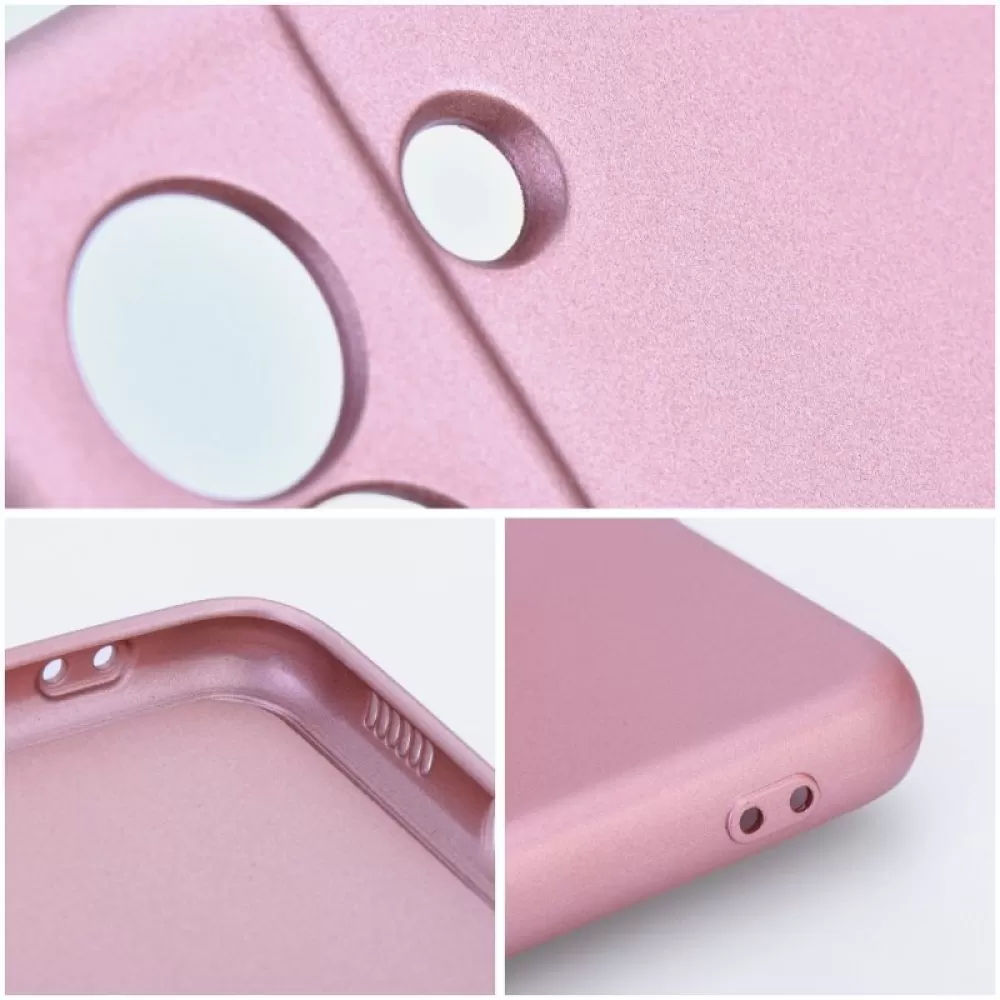 Futrola METALLIC CASE za iPhone 15 Pro Max (6.7) roze