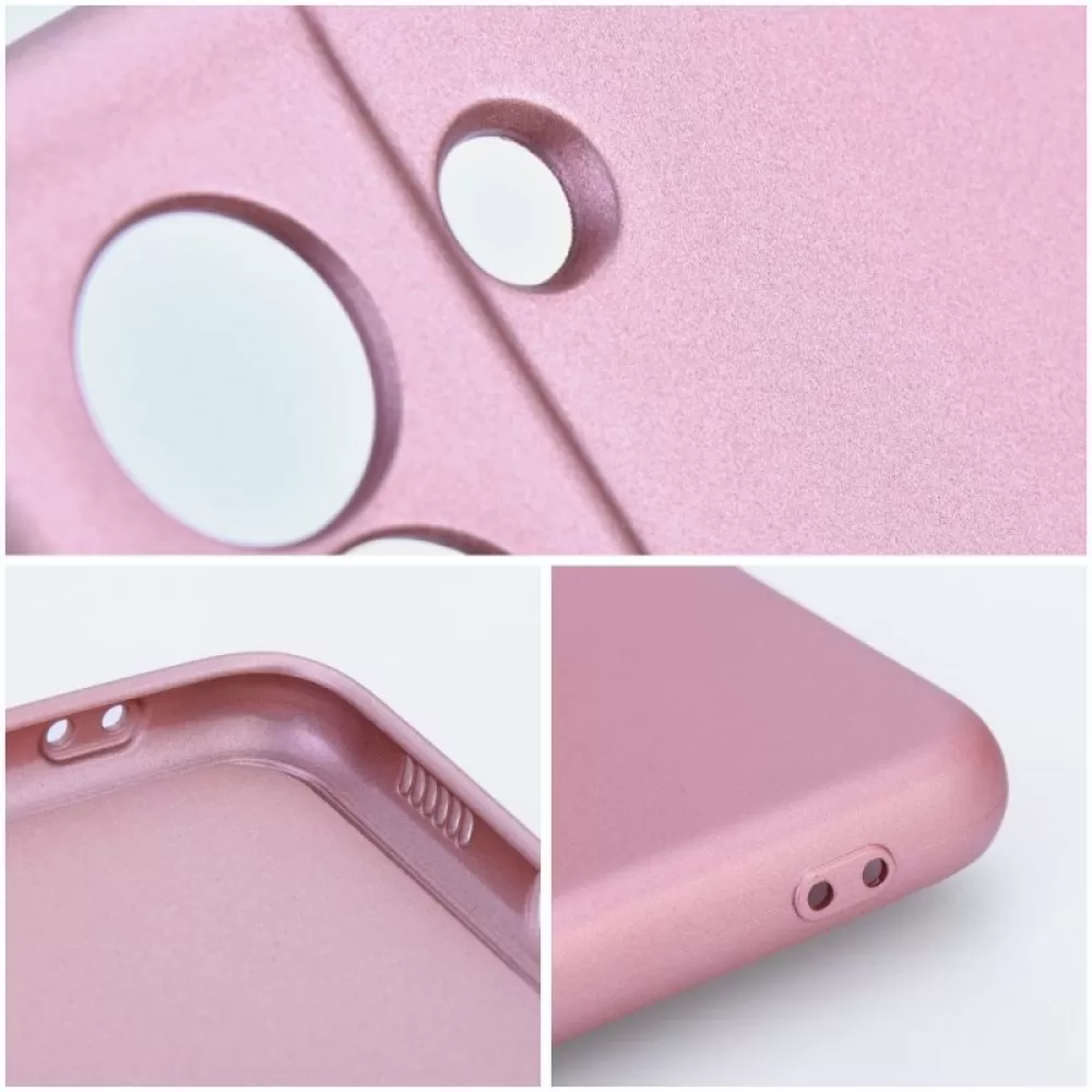 Futrola METALLIC CASE za iPhone 15 Pro (6.1) roze