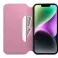 Futrola flip DUAL POCKET BOOK za iPhone 15 Pro Max (6.7) roze