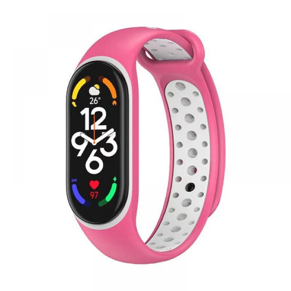 Narukvica za sat SPORT za Xiaomi Mi Band 5/6/7 (07) pink