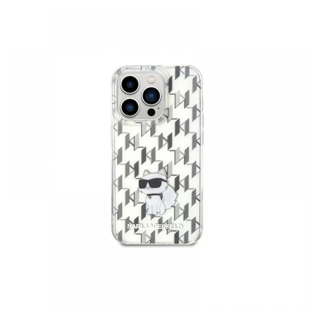 Furtrola original KARL LAGERFELD KLHCP15LHNCMKLT za iPhone 15 Pro (6.1) monogram providna