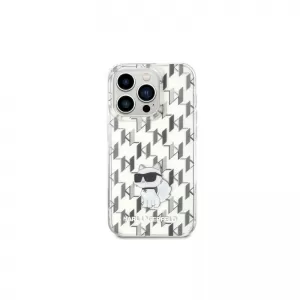 Furtrola original KARL LAGERFELD KLHCP15LHNCMKLT za iPhone 15 Pro (6.1) monogram providna