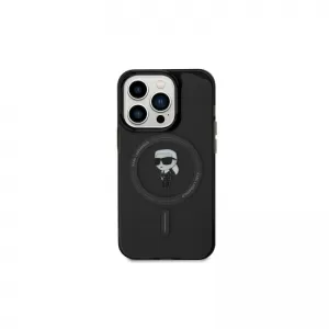 Furtrola original KARL LAGERFELD KLHMP15LHFCKNOK za iPhone 15 Pro (6.1) crna