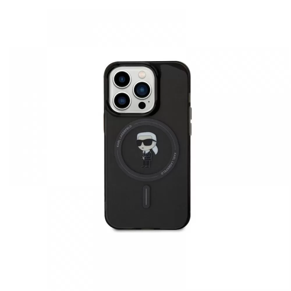 Futrola original magsage KARL LAGERFELD KLHMP15LHGKCNOK za iPhone 15 Pro (6.1) crna