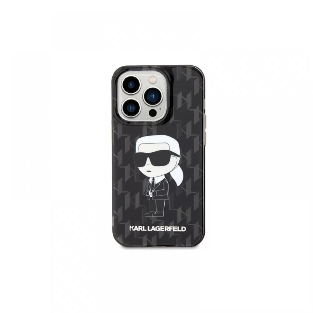 Futrola original KARL LAGERFELD KLHCP15XHNKMKLK za iPhone 15 Pro Max (6.7) crna