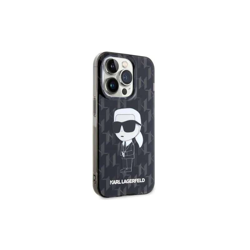 Futrola original KARL LAGERFELD KLHCP15XHNKMKLK za iPhone 15 Pro Max (6.7) crna