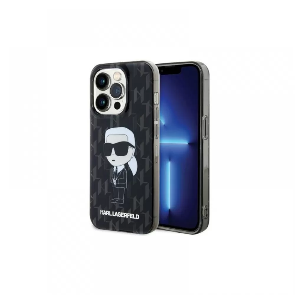 Futrola original KARL LAGERFELD KLHCP15XHNKMKLK za iPhone 15 Pro Max (6.7) crna