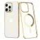 Futrola MAGSAFE CLEAR za iPhone 14 Plus (6.7) zlatna