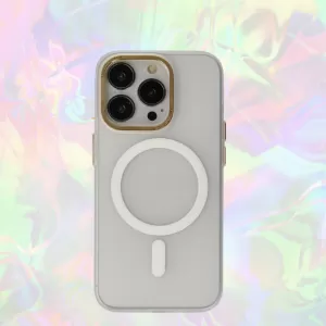 Futrola MAGSAFE TINY za iPhone 13 Pro (6.1) bela sa crnim