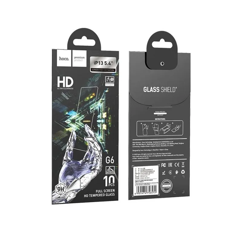 Zastitno staklo HOCO set 10in1 G6 za iPhone 13 / iPhone 13 Pro (6.1)