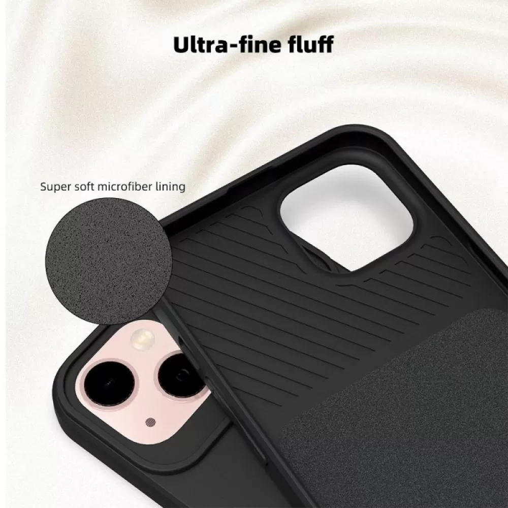 Futrola SOFT FULL PROTECT CAMERA (slide case) za Xiaomi Redmi Note 12 4G crna