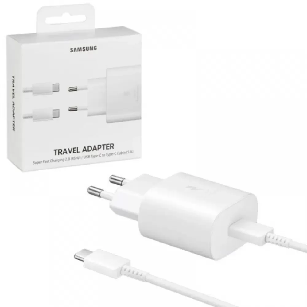 Kucni punjac SAMSUNG FAST EP-TA800XWEGWW USB Type-C 3A 25W FULL ORIGINAL beli