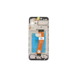 Lcd + touchscreen + frame za Samsung GH81-20118A A025 Galaxy A02 (zuti flet) crni FULL ORIGINAL EU