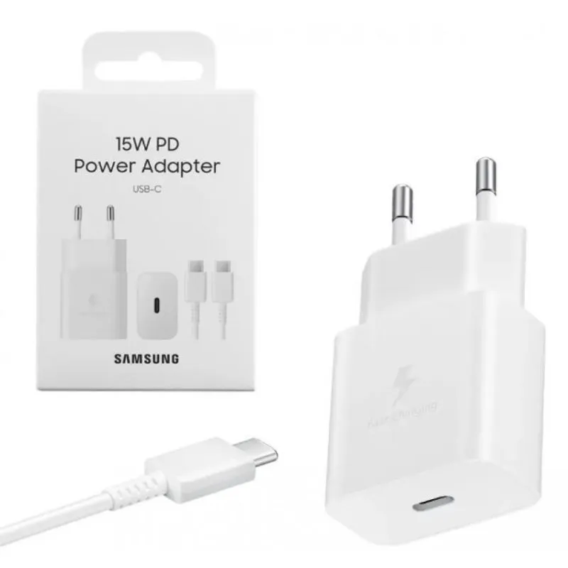 Kucni punjac SAMSUNG FAST EP-T1510XWEGEU USB Type-C 2A 15W FULL ORIGINAL beli