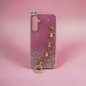 Futrola DELUXE CRYSTAL za iPhone 14 Pro (6.1) roze