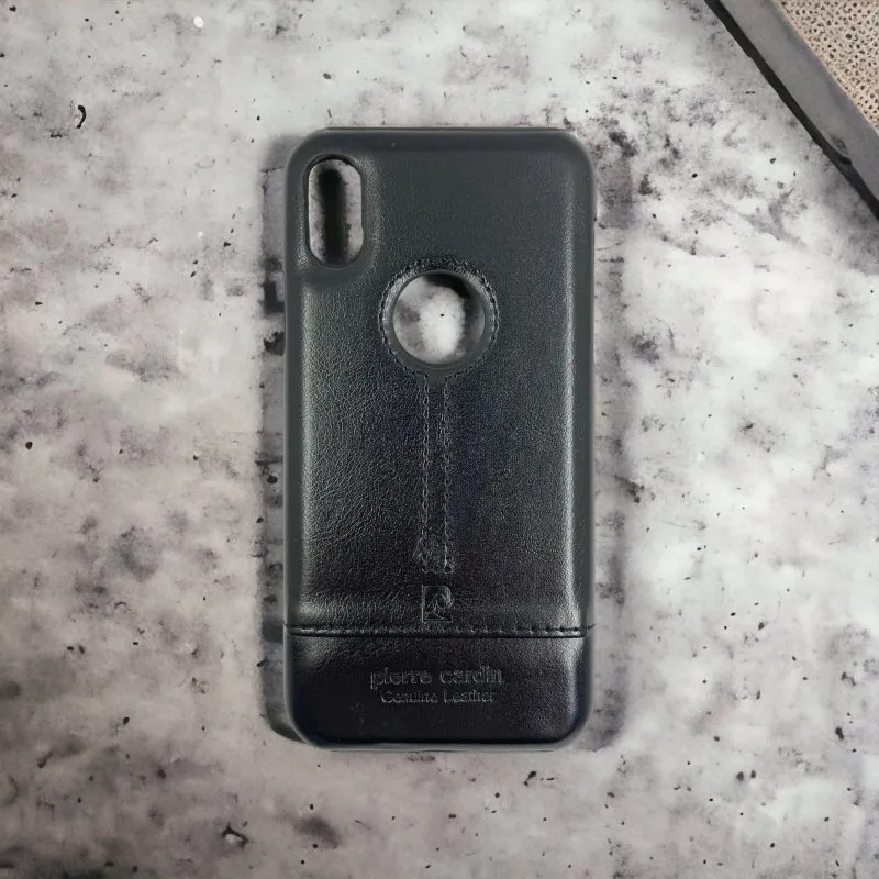 Futrola PIERRE CARDIN leather za iPhone X crna