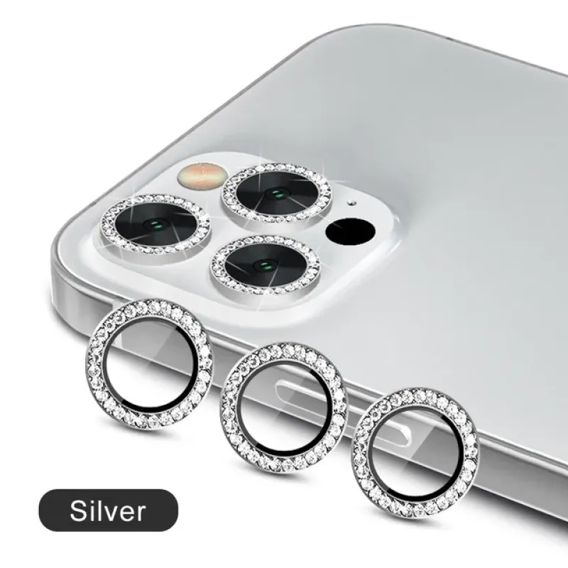 Zastita za kameru CIRKON za iPhone 13 Pro / 13 Pro Max srebrna