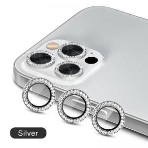 Zastita za kameru CIRKON za iPhone 11 /  iPhone 12 / 12 Mini srebrna