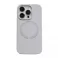 Futrola LEATHER CASE MAGSAFE za iPhone 15 Pro (6.1) siva