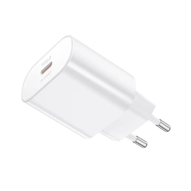 Adapter HOCO. N22 Type C PD 25W beli