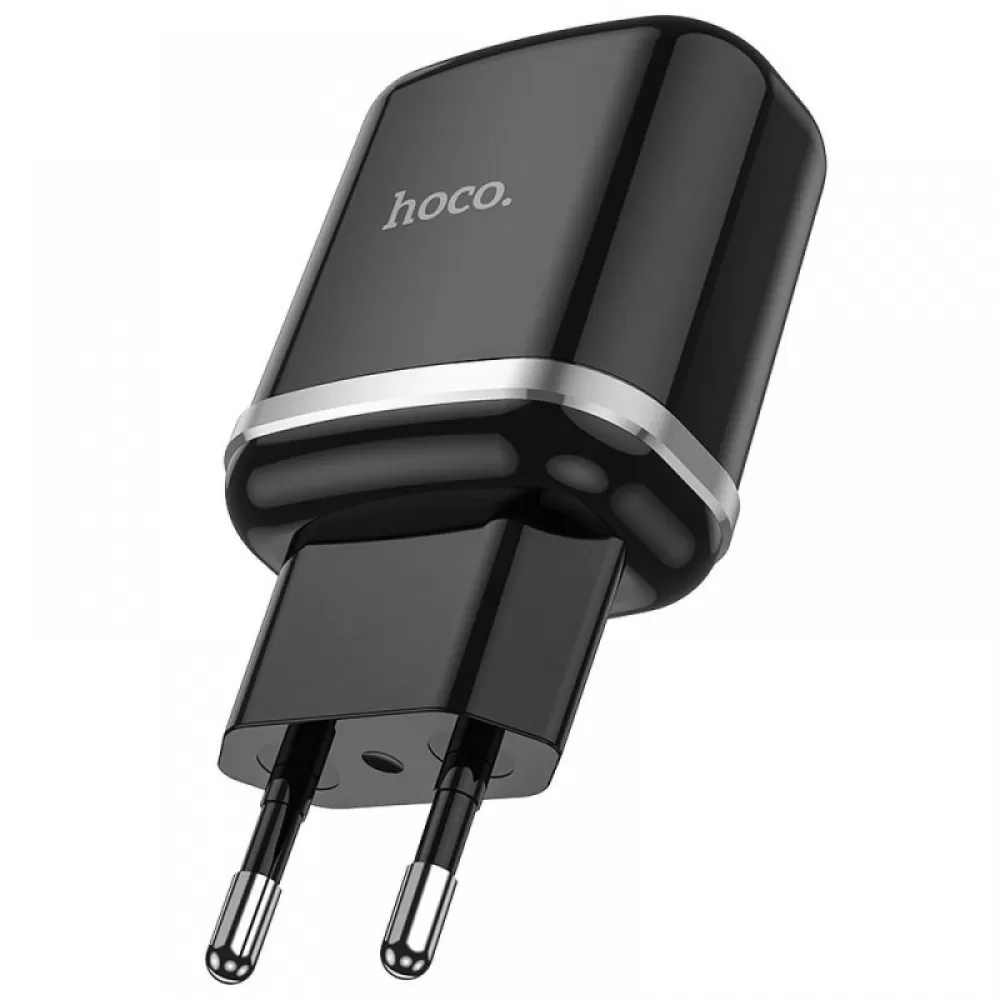 Adapter HOCO. N3 USB 3A QC3.0 fast crni