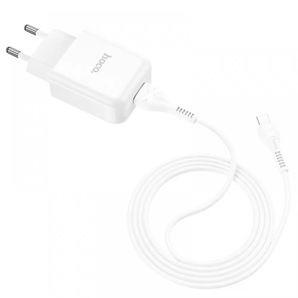 Kucni punjac HOCO. N2 lightning 2A beli
