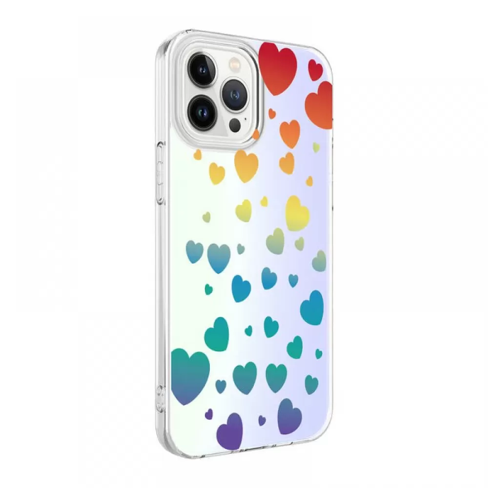 Futrola PVC NEON za iPhone 13 Pro Max (6.7) heart