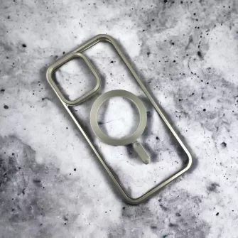Futrola TITANIUM MAGSAFE za iPhone 15 Pro (6.1) siva