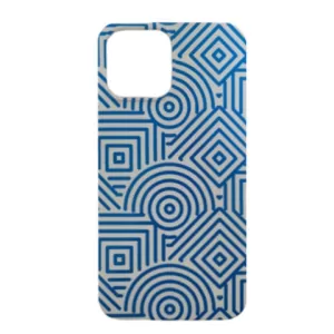 Futrola Soft Print GEOMETRIK No9 za iPhone 13 Pro Max (6.7) svetlo plava