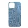 Futrola Soft Print GEOMETRIK No9 za iPhone 13 Pro Max (6.7) svetlo plava